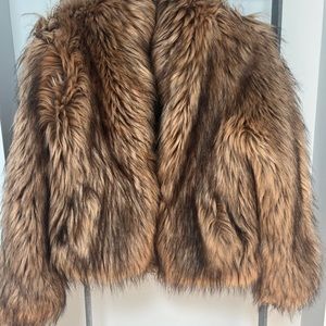 Faux fur jacket